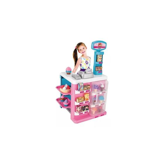 Imagem de Super Mercadinho Confeitaria Infantil Menina Caixa Registradora Toys