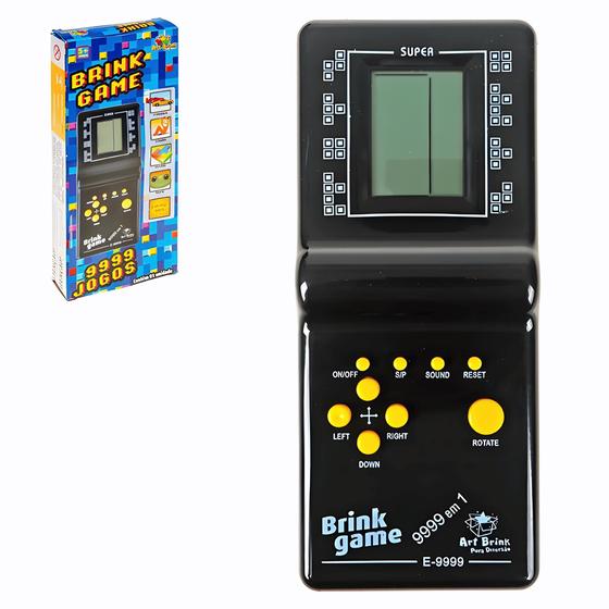 Imagem de Super Mini Game Retro - Tetris e 9999 Jogos de Brick Game Portátil Antigo