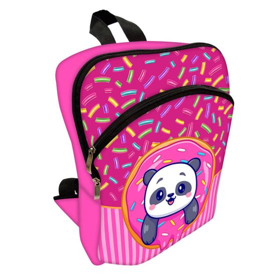 Imagem de Super Mochila Plus Escolar Em Neoprene - Panda Docinho