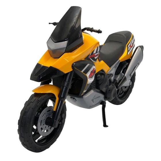 Imagem de Super Moto 47Cm Firenze 1200 Amarela Com Rodas Esportivas