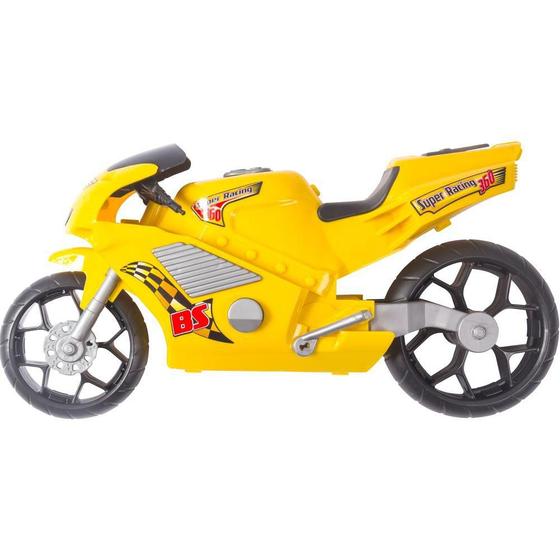 Imagem de Super Moto Sport 360 Amarela 520 - Bs Toys