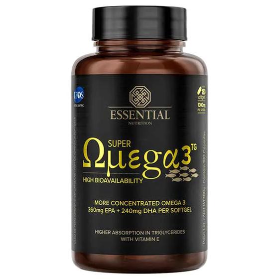 Imagem de Super Ômega 3 Essential Nutrtion 180 Caps Ômega 3 EPA - DHA