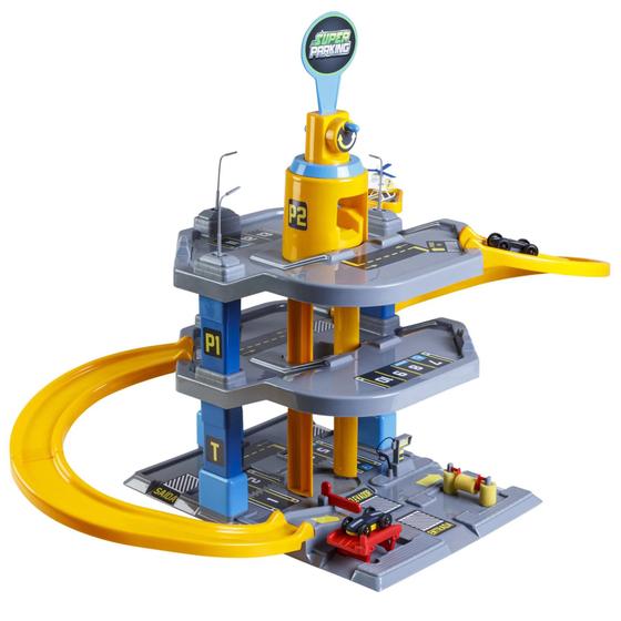 Imagem de Super Parking Amarelo E Cinza Com Acessórios 1034-0 - Maptoy