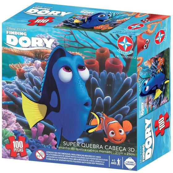 Imagem de Super Quebra Cabeça 3D Procurando Dory - Estrela