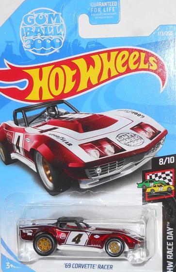 Imagem de *SUPER T-Hunt* Hot Wheels Race Day - '69 Corvette Racer