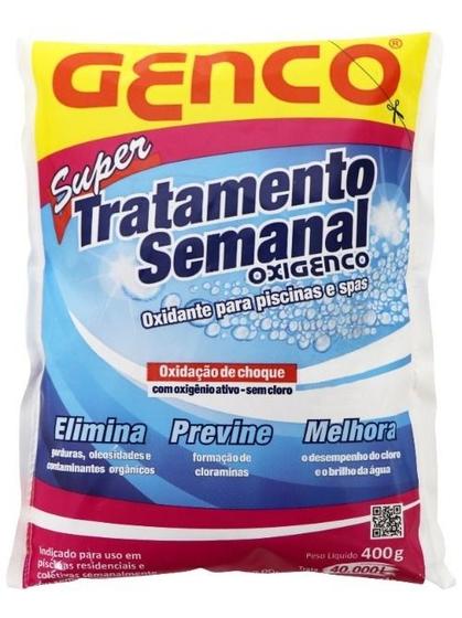 Imagem de Super Tratamento Semanal Oxigenco Para Piscina Genco 400g