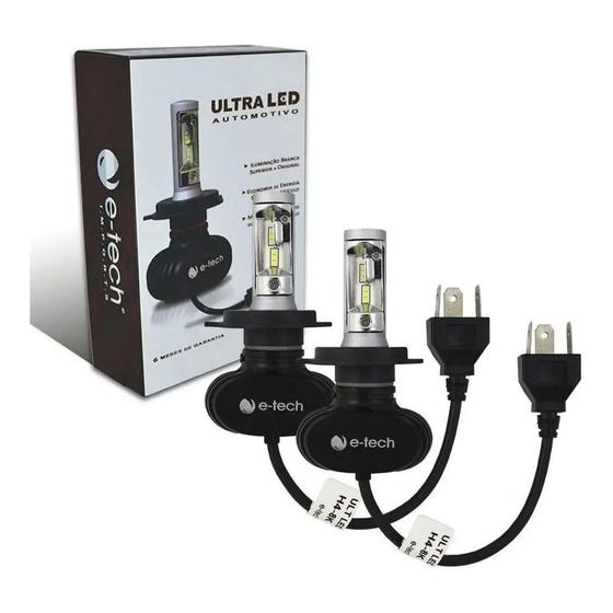 Imagem de Super Ultra Led E-tech 12v H4 6000k