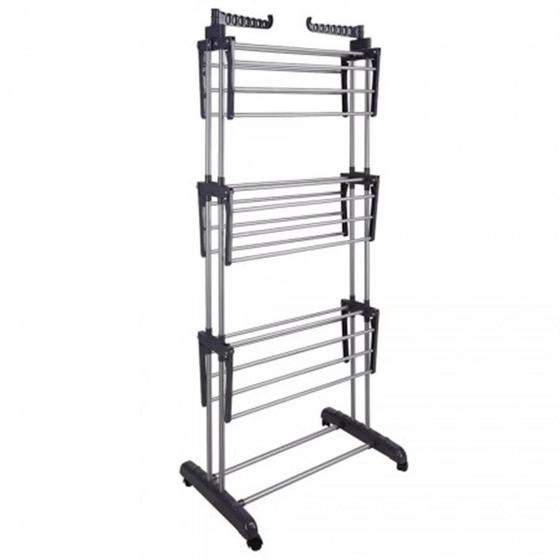 Imagem de Super Varal Roupas Retratil Articulado Dobravel Vertical