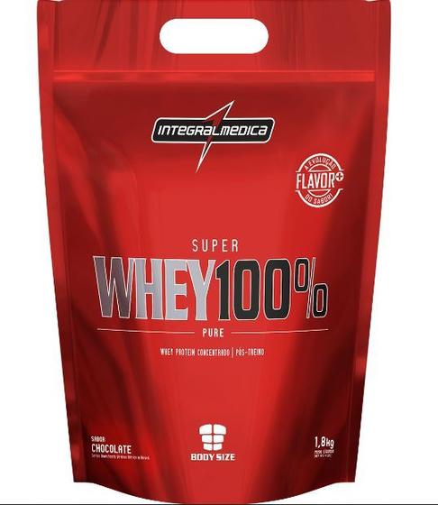 Imagem de Super Whey 100% Pure Refil 1,8kg Chocolate - Integralmédica