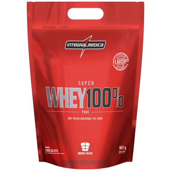 Imagem de Super Whey 100% Pure Refil 907g Chocolate - Integralmédica