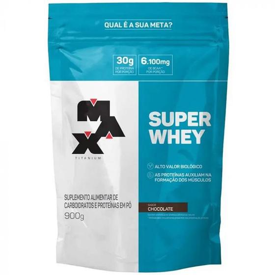 Imagem de Super Whey 900g - Refil - Max Titanium