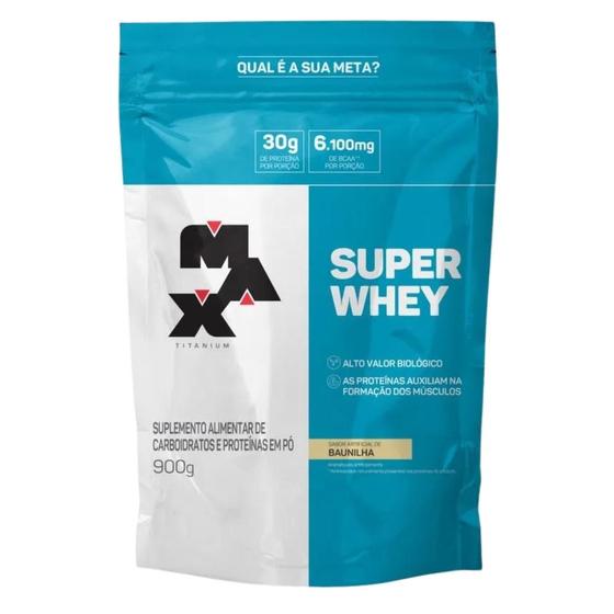 Imagem de Super whey refil 900g - max  titanium