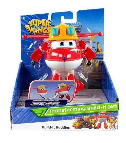 Imagem de Super Wings  Jett Change transforming build-it jett