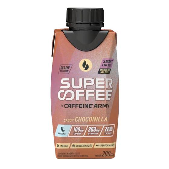 Imagem de Supercoffe Caffeine Army Sabor Choconila com 11g de Proteína 200ml