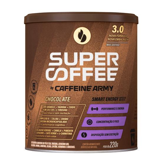 Supercoffee 3.0 220g/380g Chocolate, Choconilla, Original ou Vanilla Caffeine Army Menor preço em Supercoffee 3.0 220g/380g Chocolate, Choconilla, Original ou Vanilla Caffeine Army