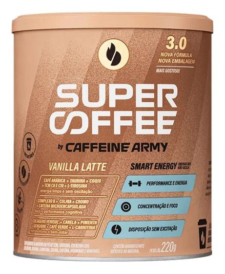 Imagem de Supercoffee 3.0 Super Coffee 220g Novo - Caffeine Army