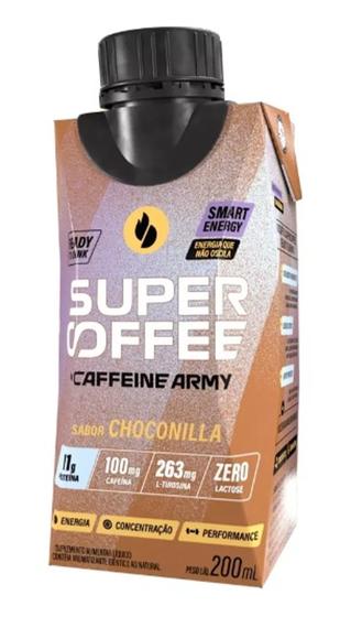 Imagem de Supercoffee Bebida Pronta de Choconilla de 200 ml com 04 unidades- Caffeine Army