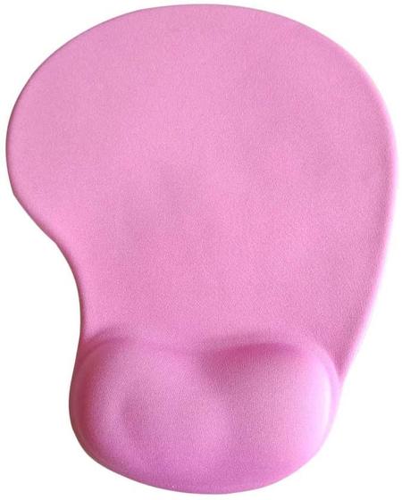 Imagem de Superfície do mouse pad de borracha com descanso de pulso gel (rosa)