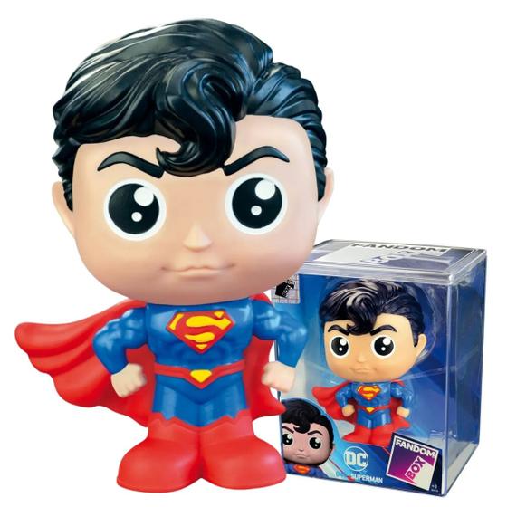 Imagem de Superman Liga Da Justiça Boneco Vinil Expositor Fandom Box