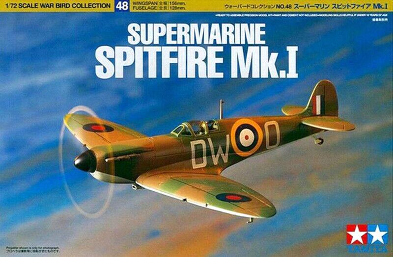 Imagem de Supermarine Spitfire Mk.I - 1/72 - Tamiya 60748