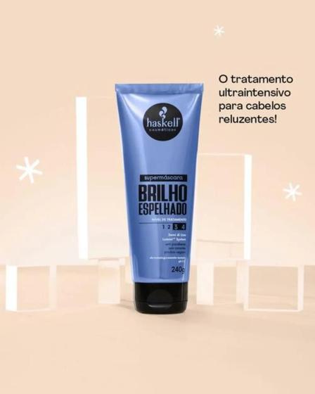 Imagem de Supermáscara brilho espelhado 240g - haskell