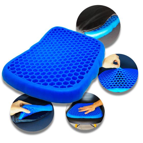 Imagem de Supermedy EGG SIT Assento Almofada Gel Silicone Ovo Ortopédico Confortável