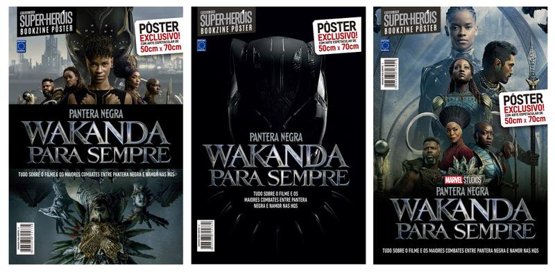 Imagem de Superpôster Mundo dos Super-Heróis - Pantera Negra: Wakanda para Sempre - Coleção 3 Pôsteres