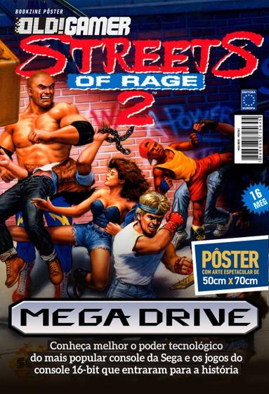 Imagem de Superpôster old!gamer - mega drive - arte c - streets of rage 2