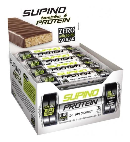 Imagem de Supino Protein Com 12 Un 30g - Banana Brasil