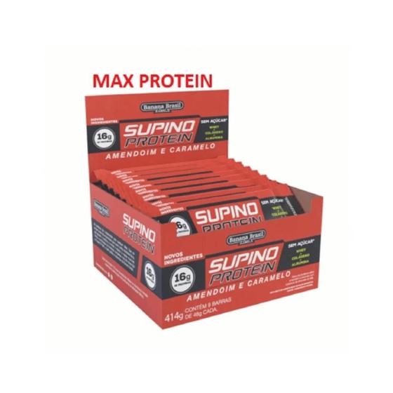 Imagem de Supino Protein Max Amendoim Caramelo Sem Açúcar