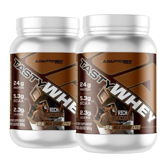 Imagem de Suplemento 2 Whey Isolado Hidro 3W Chocolate 900g Adaptogen