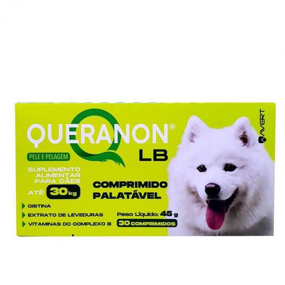 Imagem de Suplemento Alimentar Avert Queranon Cães até 30 Kg 30 Comprimidos