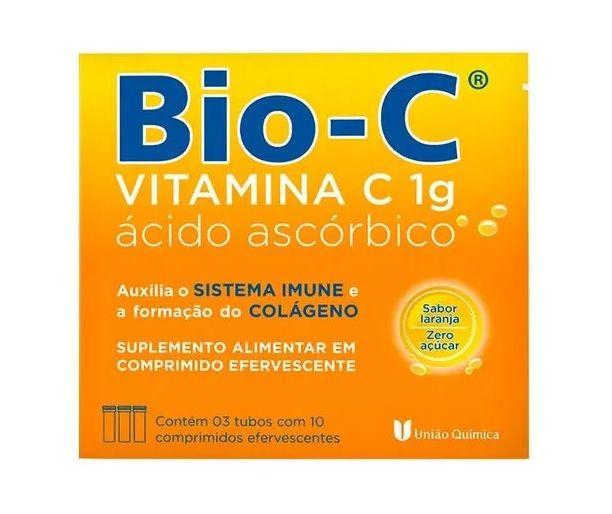 Imagem de Suplemento Alimentar Bio-C 1g 30 Cpr - União Química