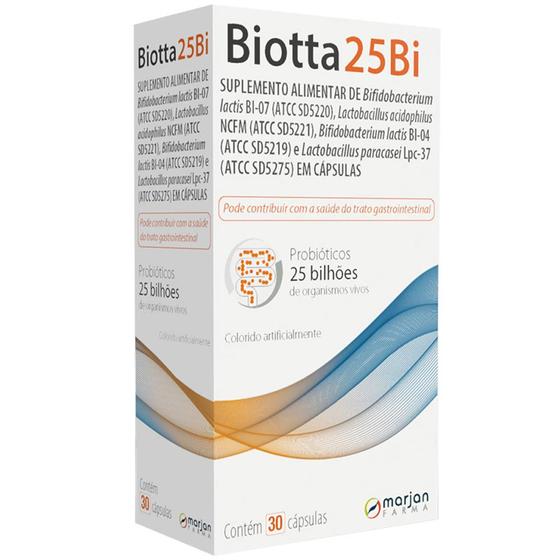 Imagem de Suplemento Alimentar Biotta 25 Bi 30 Cápsulas