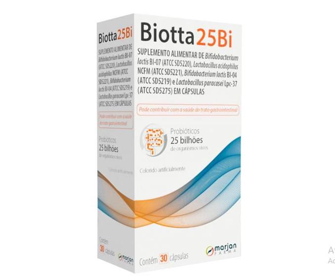 Imagem de Suplemento Alimentar Biotta 25Bi 30 Cápsulas