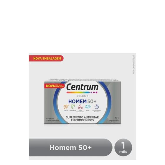 Imagem de Suplemento Alimentar Centrum Select Homem 50 - 30 Unidades