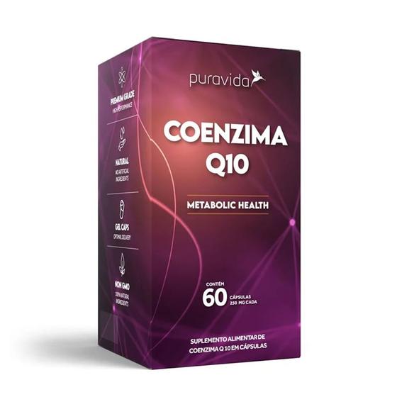 Imagem de Suplemento Alimentar Coenzima Q10 Capsula PuraVida 75g