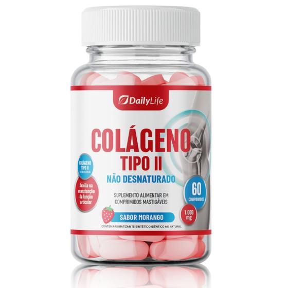 Imagem de Suplemento Alimentar com Colágeno Tipo II  Sem Glúten, Baixa Caloria e 40mg de Colágeno ND.2 por Porção Para Adultos a Partir de 19 Anos