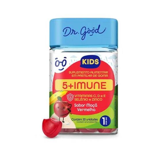 Imagem de Suplemento Alimentar Dr. Good 5+ Imune Kids Com 30 Gomas
