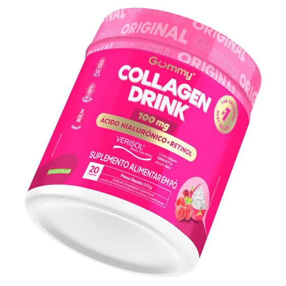 Imagem de Suplemento Alimentar em Pó Gummy Collagen Drink Cranberry com Pitaya 200g