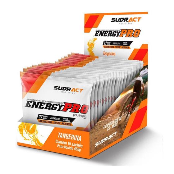 Imagem de Suplemento Alimentar Energy PRO CX C/ 15 UN de 30g - Sudract Nutrition - N7 Suplementos Esportivos