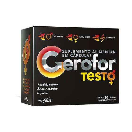 Imagem de Suplemento Alimentar Gerofor Testo 60 Capsulas - Ecofitus