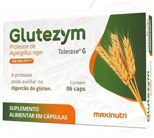 Imagem de Suplemento Alimentar Glutezym Protease 06 Capsula Maxinutri