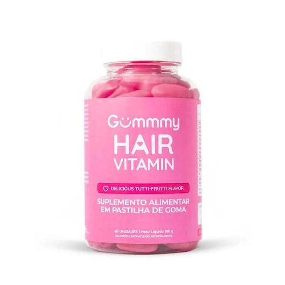 Imagem de Suplemento Alimentar Gummy Hair Vitamin Sabor Tutti-Frutti 60 CAPS