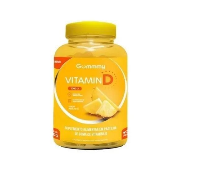 Imagem de Suplemento Alimentar Gummy Vitamina D Sabor Abacaxi C/30Uni