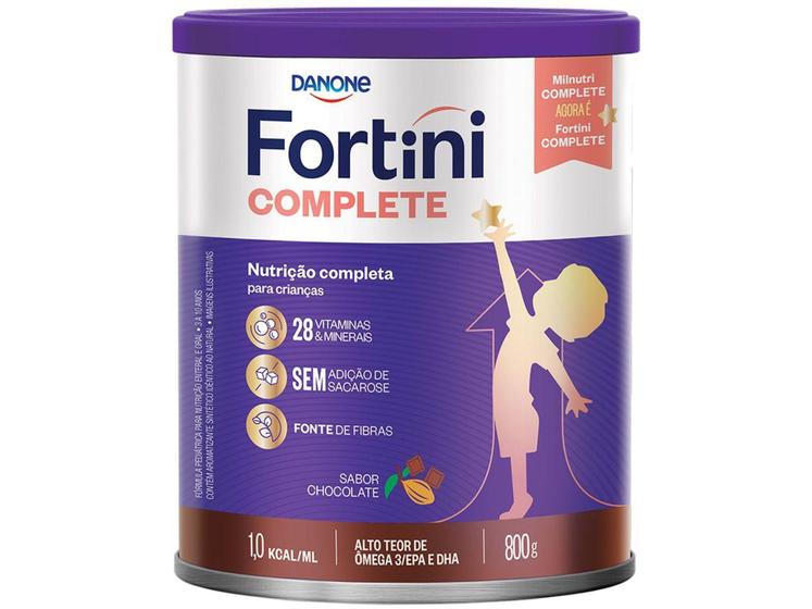 Imagem de Suplemento Alimentar Infantil Danone Fortini - Complete Chocolate 800g