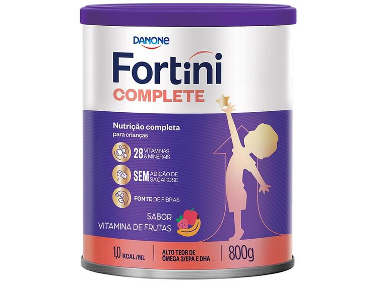 Imagem de Suplemento Alimentar Infantil Fortini Complete Vitamina de Frutas 800g