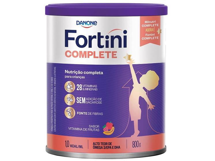 Imagem de Suplemento Alimentar Infantil Fortini Complete Vitamina de Frutas 800g