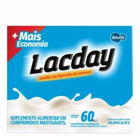 Imagem de Suplemento Alimentar Lacday - 60 Comprimidos Mastigáveis