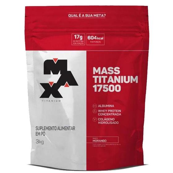 Imagem de Suplemento Alimentar Mass Titanium Refil 3KG